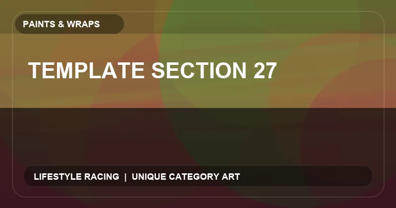 Template Section 27